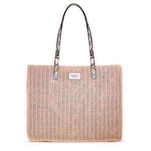 NWT Victoria's Secret Woven Straw Tote Bag